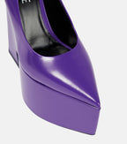 VERSACE
Tempest leather platform pumps