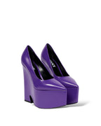 VERSACE
Tempest leather platform pumps