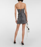 MAGDA BUTRYM
Pinstripe wool bustier