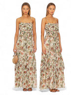 01 ULLA JOHNSON



Colette Ruffled Floral- print silk - maxi dress