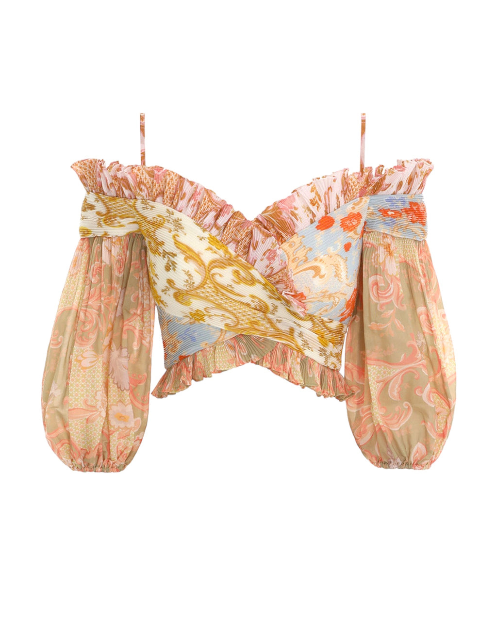 ZIMMERMANN Postcard pleated fan bodice