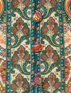 ZIMMERMANN Ottie Plunge Mini Dress in Multi Paisley