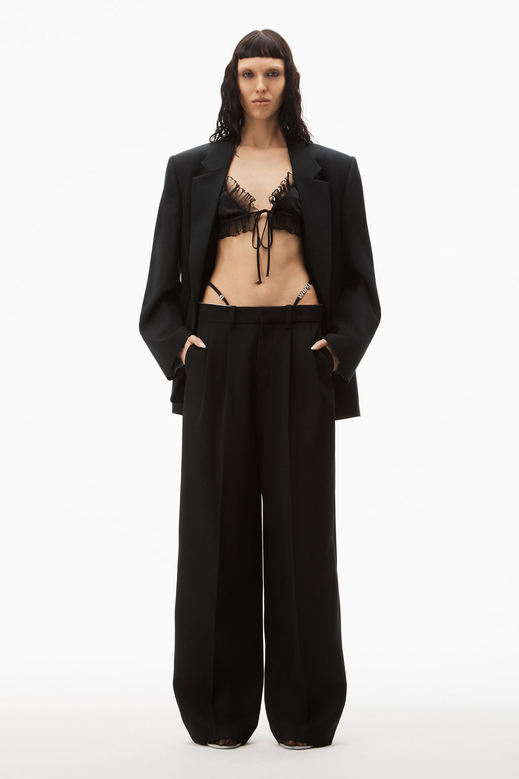 ALEXANDER WANG
G-STRING TROUSER IN WOOL TAILORING
