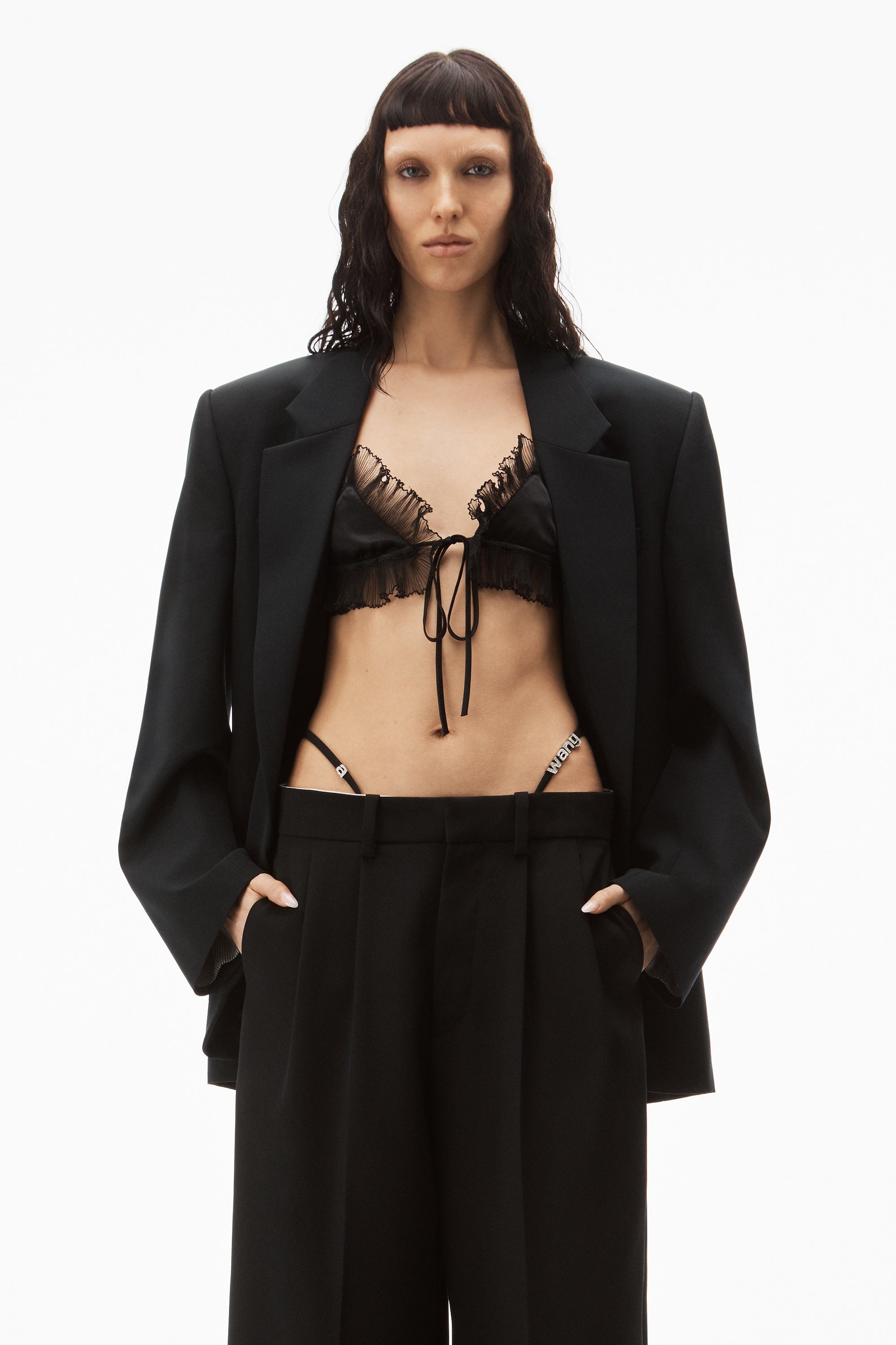 ALEXANDER WANG
G-STRING TROUSER IN WOOL TAILORING