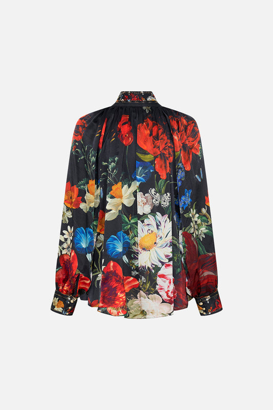 Camilla Raglan Button Up blouse
