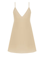 ZIMMERMANN Waverly Lace Mini Dress in Taupe