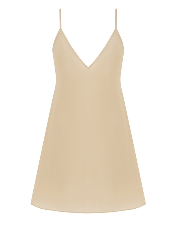 ZIMMERMANN Waverly Lace Mini Dress in Taupe