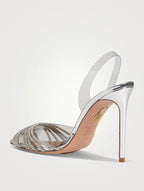 АКВАЦЦУРА
 Туфли-лодочки из ПВХ с ремешком на пятке Gatsby с декором