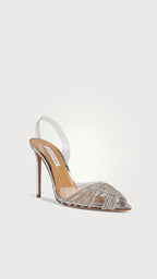 АКВАЦЦУРА
 Туфли-лодочки из ПВХ с ремешком на пятке Gatsby с декором