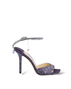 JIMMY CHOO Saeda 100 Embellished Open Toe