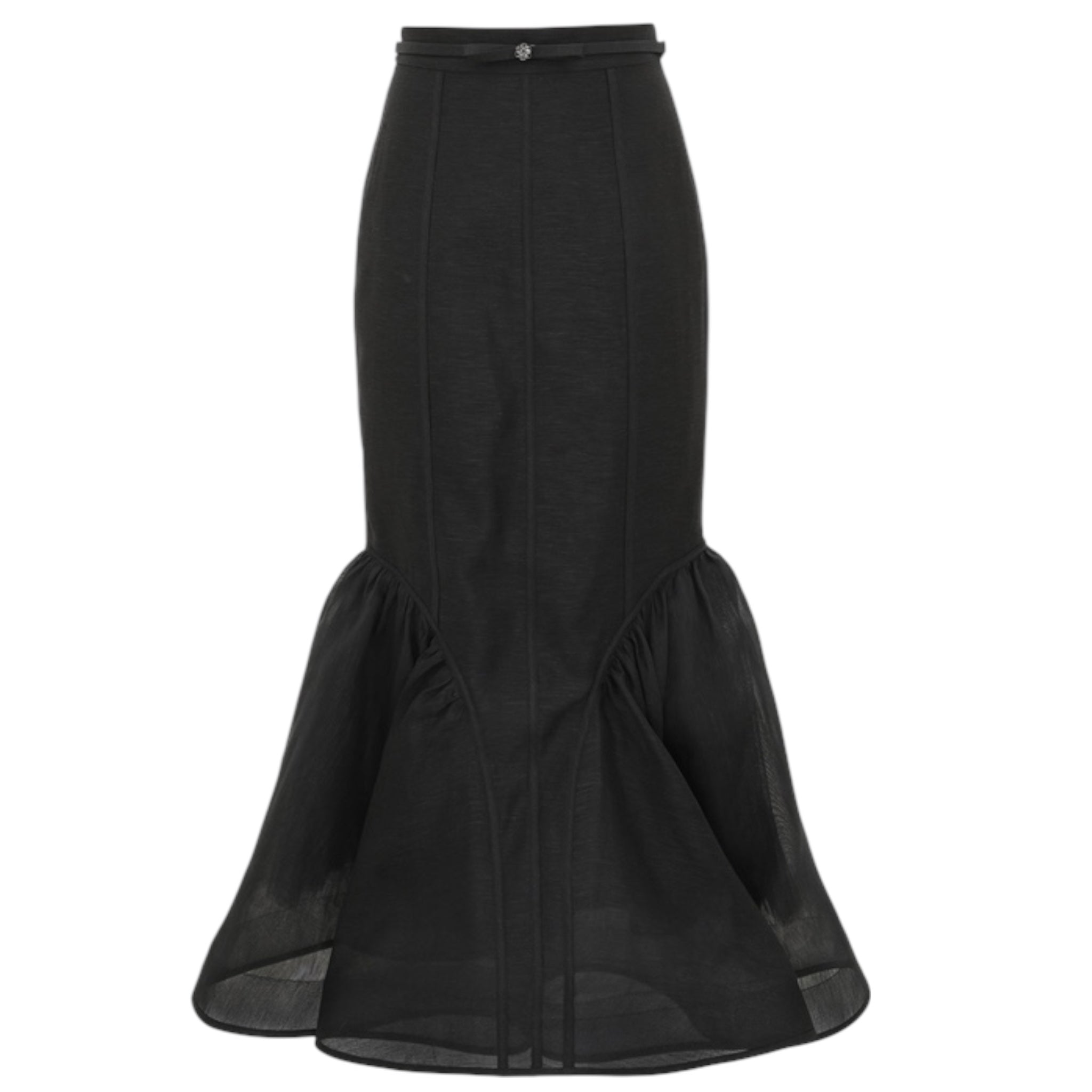 ZIMMERMANN
Hypnotic Panelled Pencil Skirt – Black