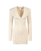BALMAIN
Knitted dress with monogram