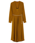 MaxMara Studio
Epsilon belted silk crepe de chine midi dress