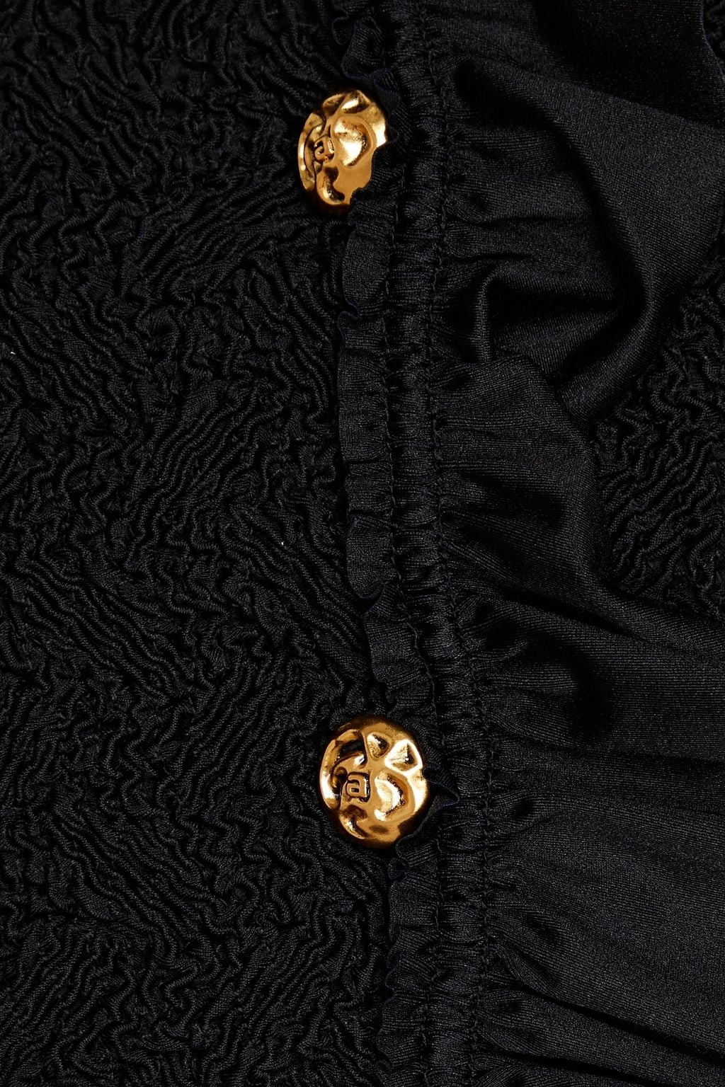 ALEXANDER WANG
Ruffled shirred satin-jersey jacket