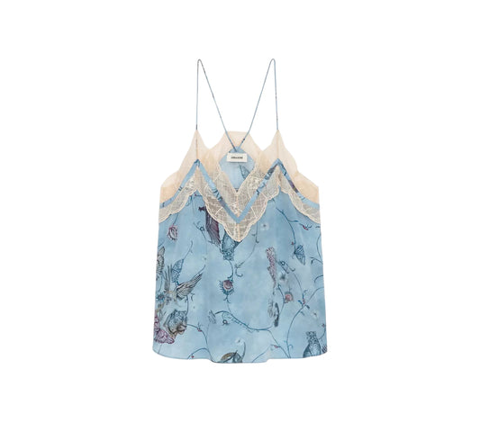 ZADIG & VOLTAIRE Lace-Detailed Sleeveless Top