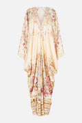 CAMILLA – T Shape Long Kaftan | Adorned In Aranjuez