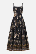 CAMILLA – Corset Dress With Long Flared Skirt | Flamenco Folklore