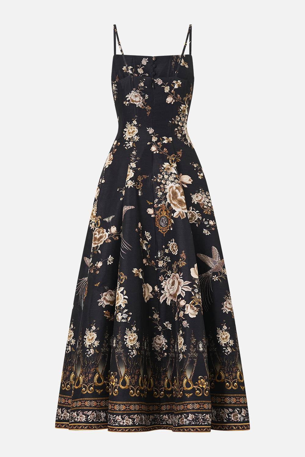 CAMILLA – Corset Dress With Long Flared Skirt | Flamenco Folklore