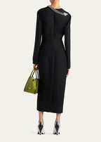 PRADA
Cady Runway Dress with Detachable Necklace